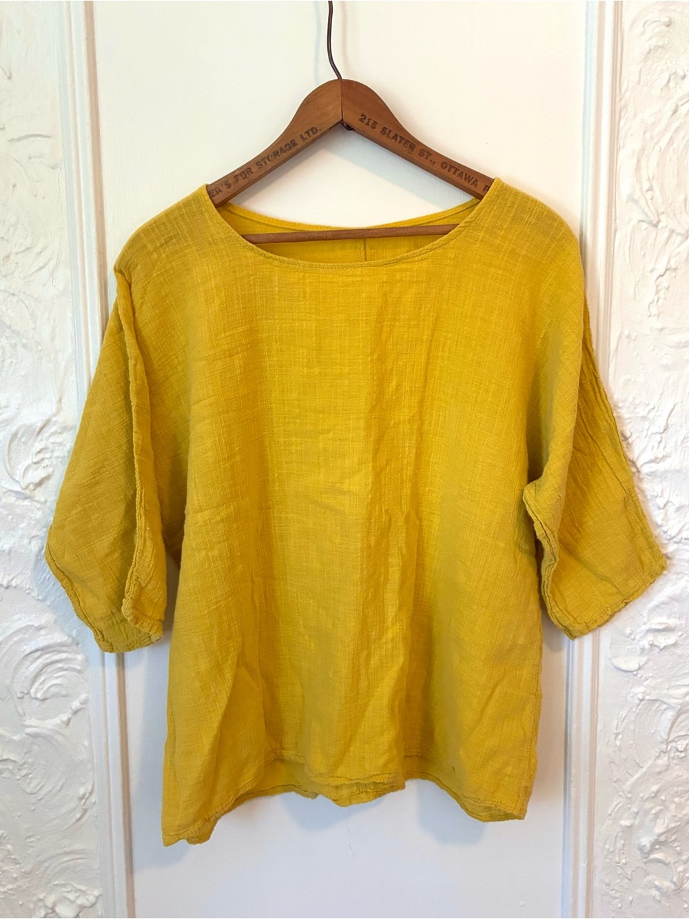 Women’s Yellow Tunic Top made in Italy